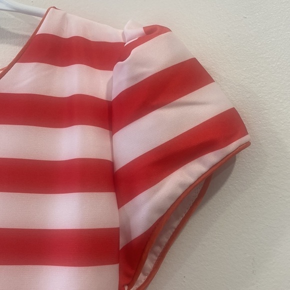 Nwt Youth Richie House Dress Red And White Stripes - Picture 4 of 12